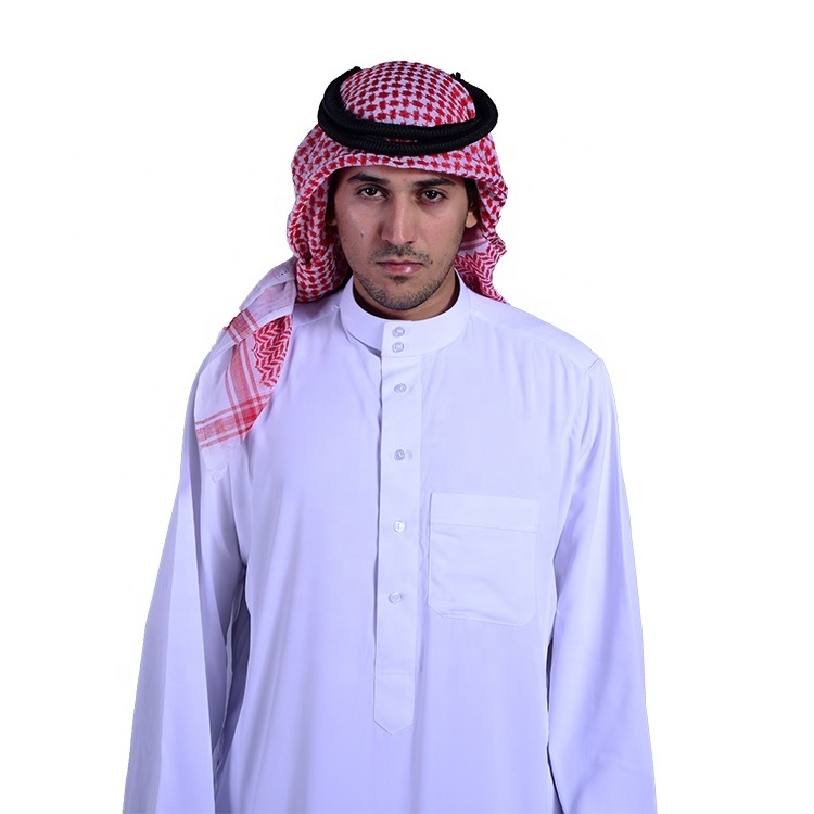 Factory Cheap Jalabiya Muslim Prayer Islamic Clothing Islamic Robe Boubou JUBBAH Muslim Men Abaya Thobe / Thawb