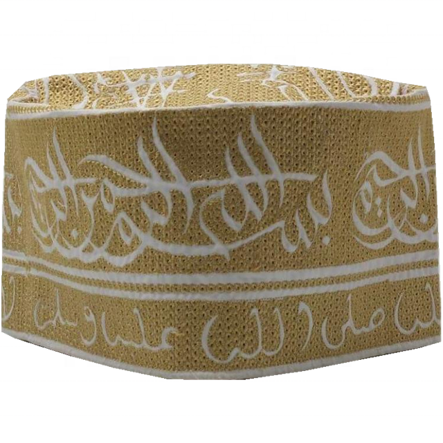 good quality muslim hat for man islamic hat for prayer fashion cotton men muslim hat