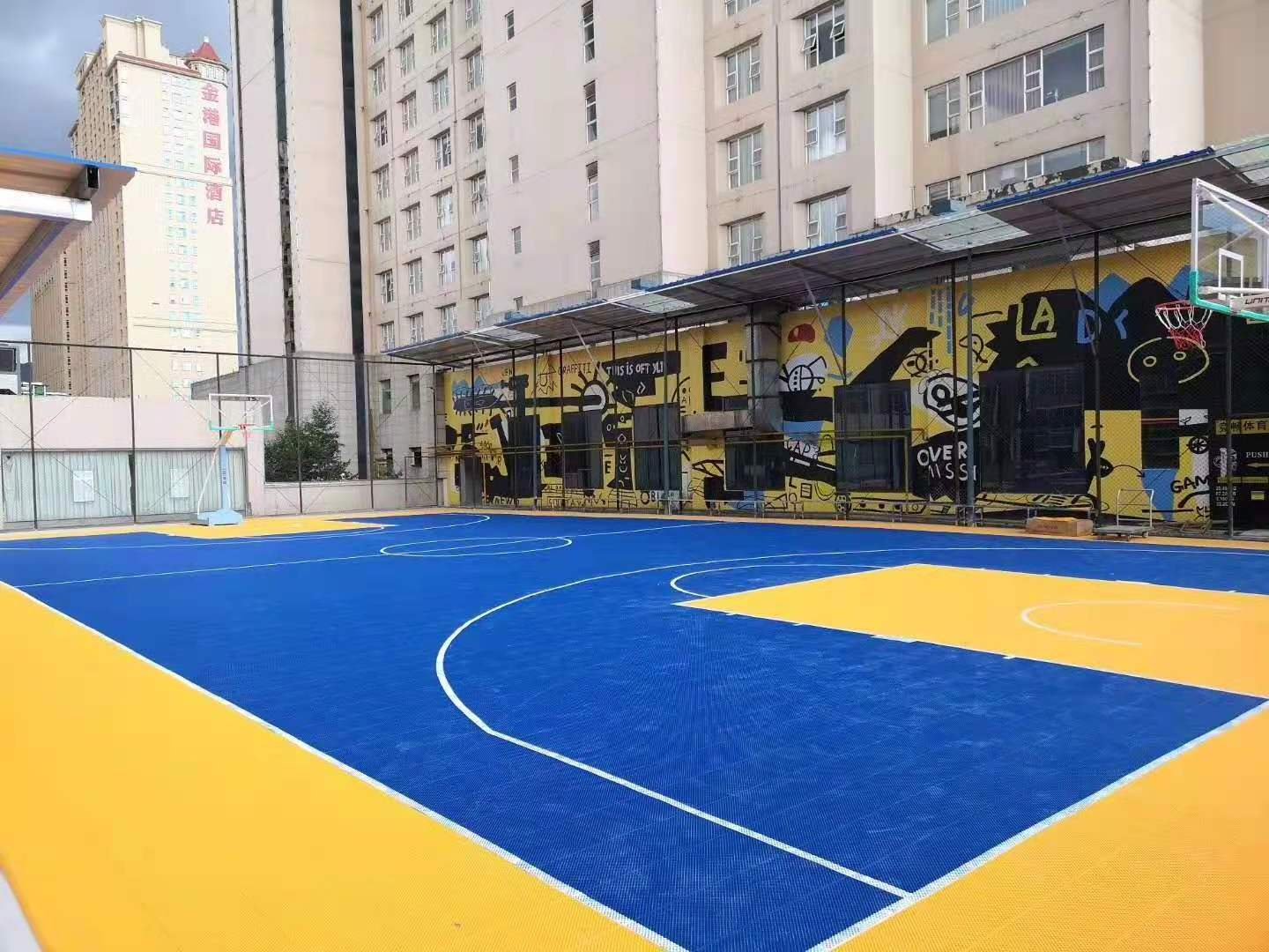 multisport court flooring synthetic basketball court mat cover