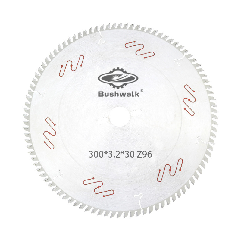 BushwaLk TCT carbide tipped Tooth Circular Panel saw blade for timber mill Wood Cutting 300X3.2X30 Z96