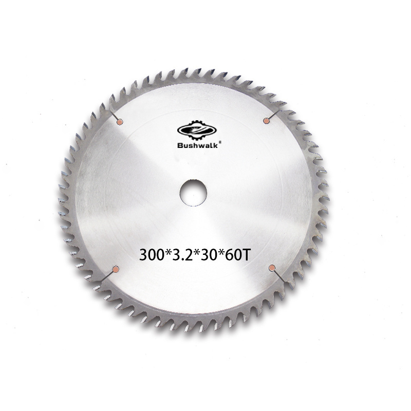 Hot selling BushWalk circular saw blade with concave tooth hard alloy saw blade woodcutting disc for panel board 250X3.2X30X80T