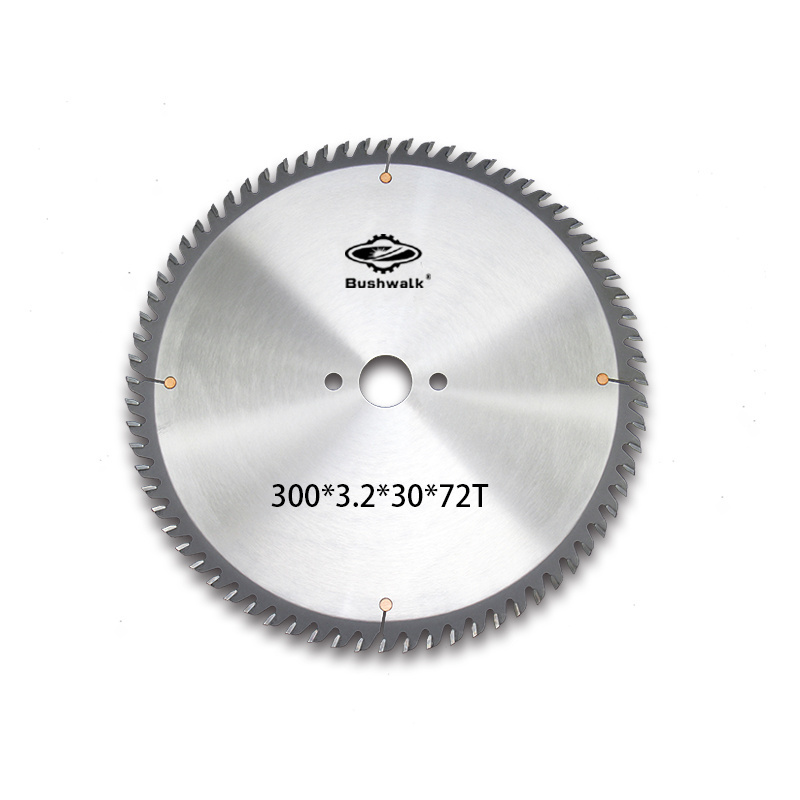 Hot selling BushWalk circular saw blade with concave tooth hard alloy saw blade woodcutting disc for panel board 250X3.2X30X80T