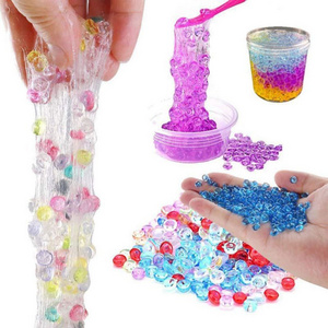 500G Soft and Non-Sticky Playdough Clear Slime Supplies Slime Making Kit for Girls Boys Stress Relief Toys Transparent Slime