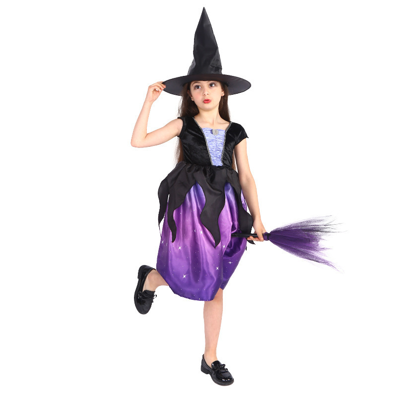 Scary Devil Skeleton Zombie Party Kids Costume Halloween Cosplay Death Witch Fancy Dress Costumes For Girls