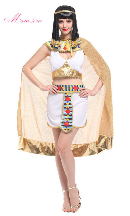 Wholesales Sexy Ancient Egyptian Costume Halloween Carnival Party Egyptian Queen Costume For Women