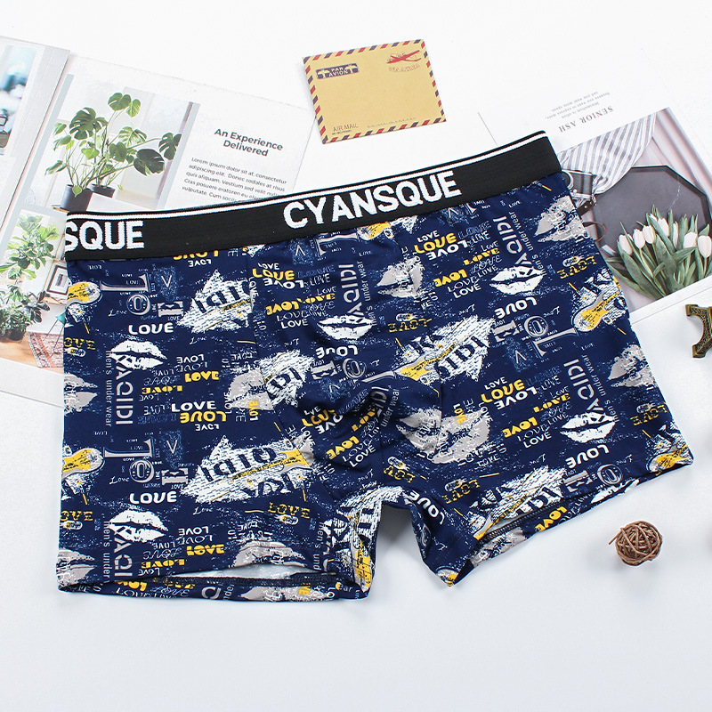 customized boxers men's underwear body shaper Boxers & Briefs combed cotton mens underwear boxer shorts