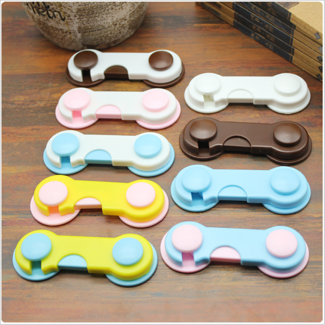 Factory Price Adhesive Children Security Products Baby Cabinet Fridge Drawer Safety Lock door handle lock