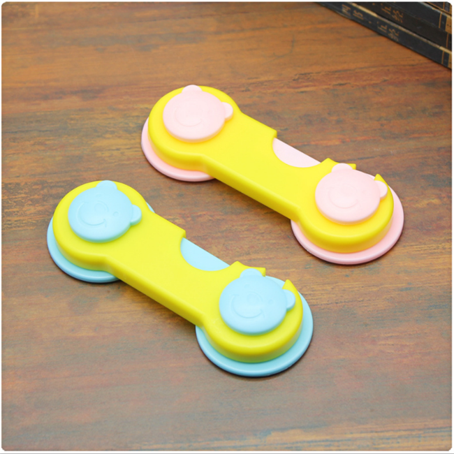 Factory Price Adhesive Children Security Products Baby Cabinet Fridge Drawer Safety Lock door handle lock