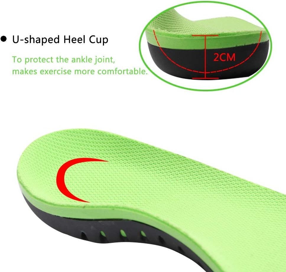 Orthotic Arch Support Shoe Inserts Insoles for Flat Feet Feet Pain Plantar Fasciitis Insoles for Men and Women