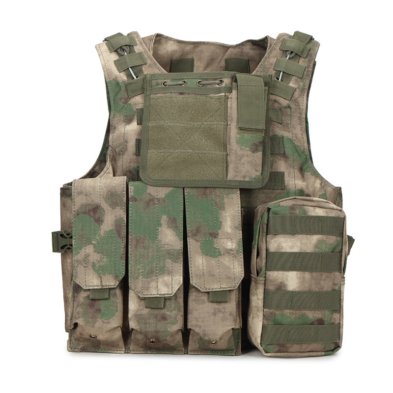 Factory Price Camouflage Outdoor Amphibious Chest Vest with Many Pocket Protection Tactical Equipment Tactical Vest