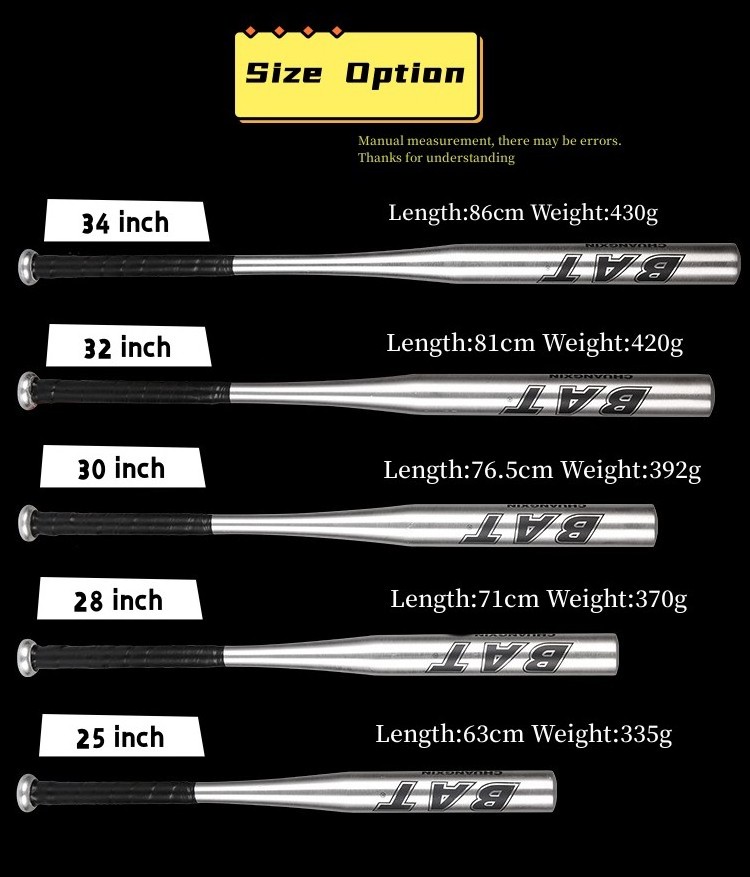 Ultra Lightweight Fungo Bat for Softball Home Defense Training Security and Protection Aluminum Baseball Bat