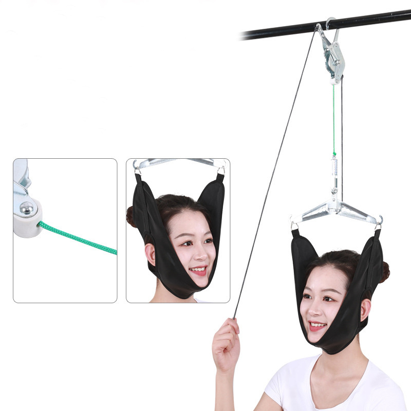 Cervical traction frame medical door suspension household use cervical spondylosis stretching frame neck support brace