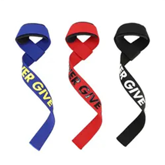 Custom Weightlifting Wrist Straps for Gym Barbell Using Assistance Wrist Bands