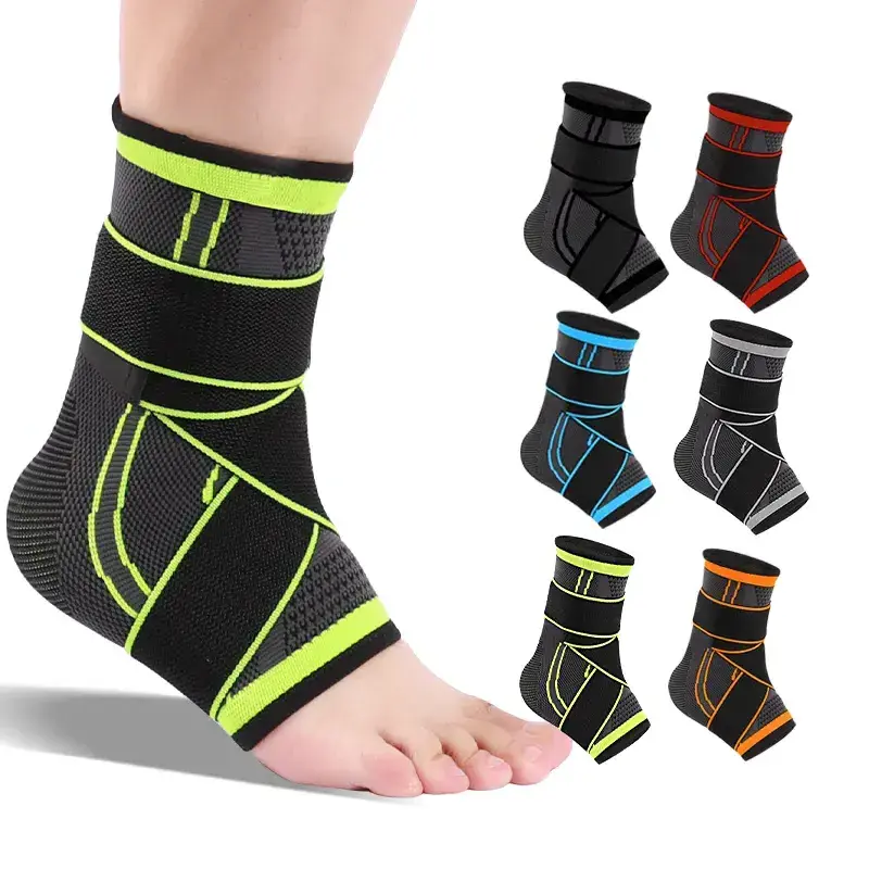 Adjustable Ankle Brace Breathable Nylon Material Super Elastic and Comfortable Ankle Support