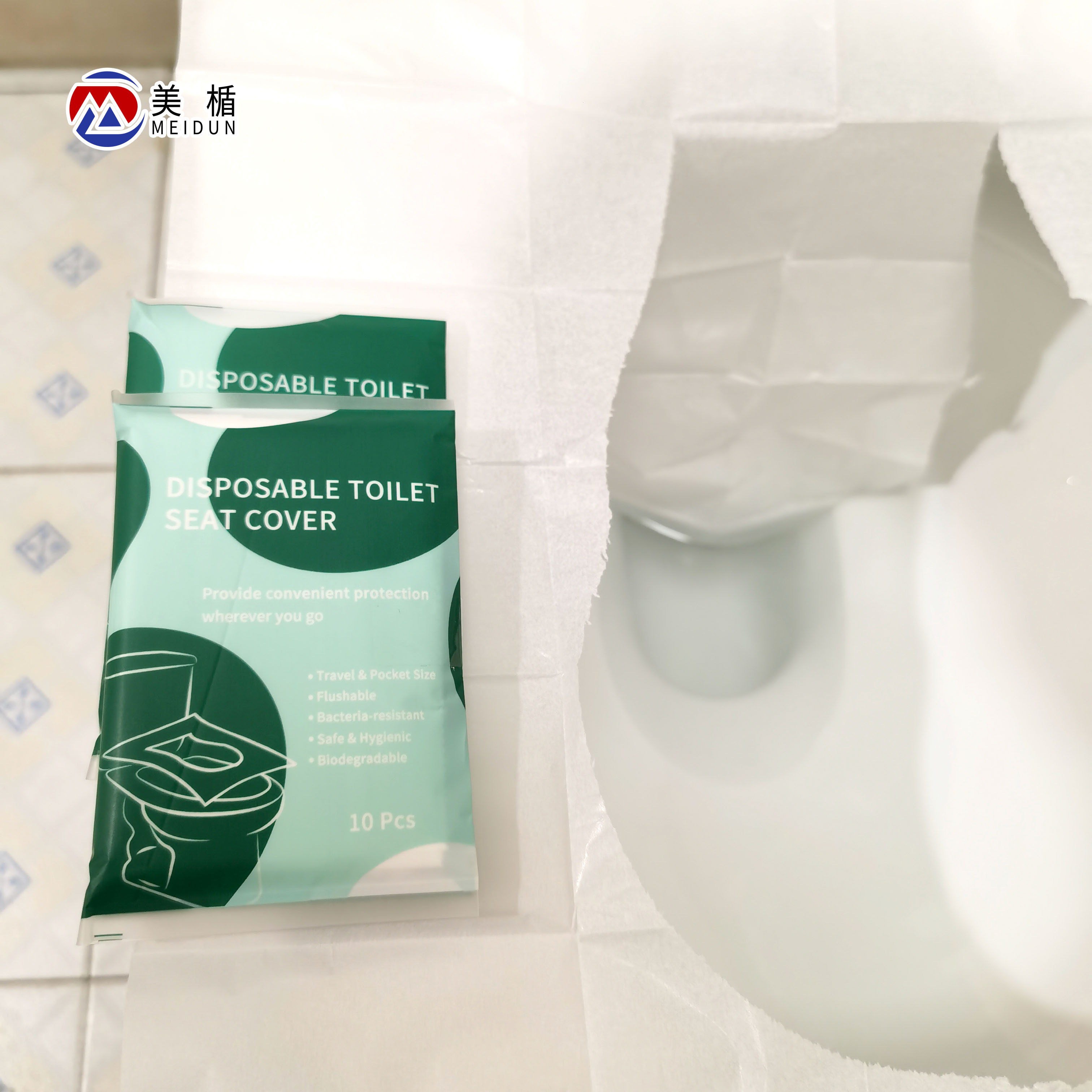 loo ready biodegradable 250 sheet flushable toilet travel flushable paper disposable toilet seat covers