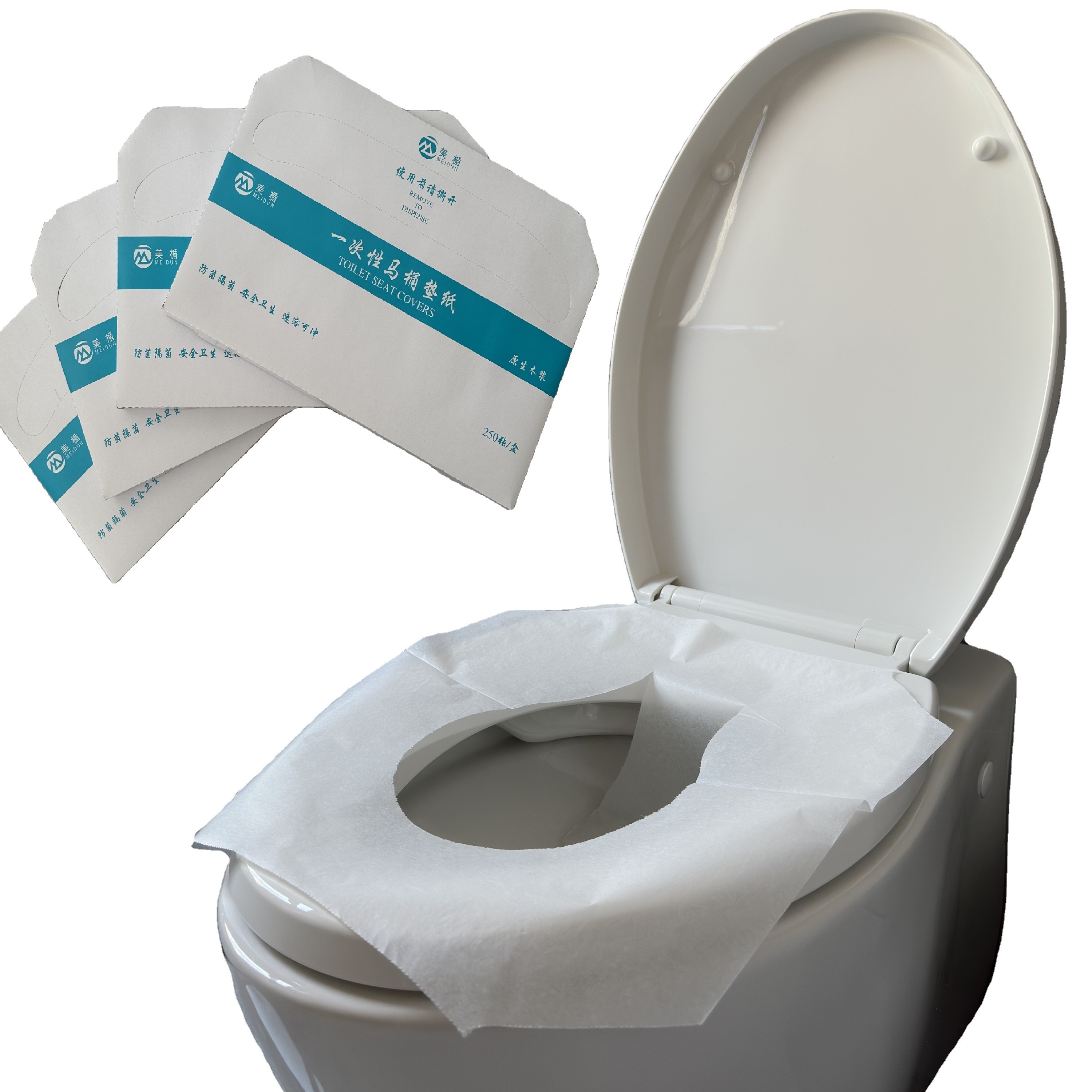 1/2 Half Fold Toilet Seat Cover Tissue Paper Disposable Toilet Seat Cover