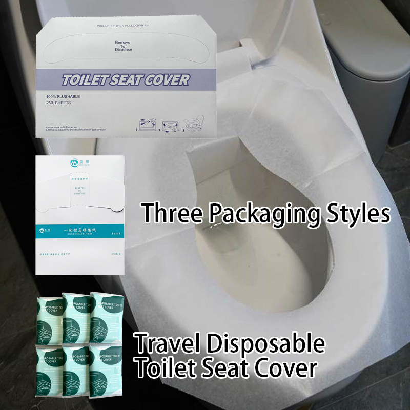 loo ready biodegradable 250 sheet flushable toilet travel flushable paper disposable toilet seat covers