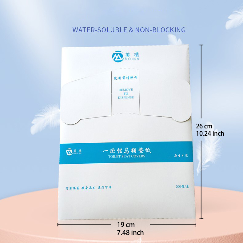 loo ready biodegradable 250 sheet flushable toilet travel flushable paper disposable toilet seat covers