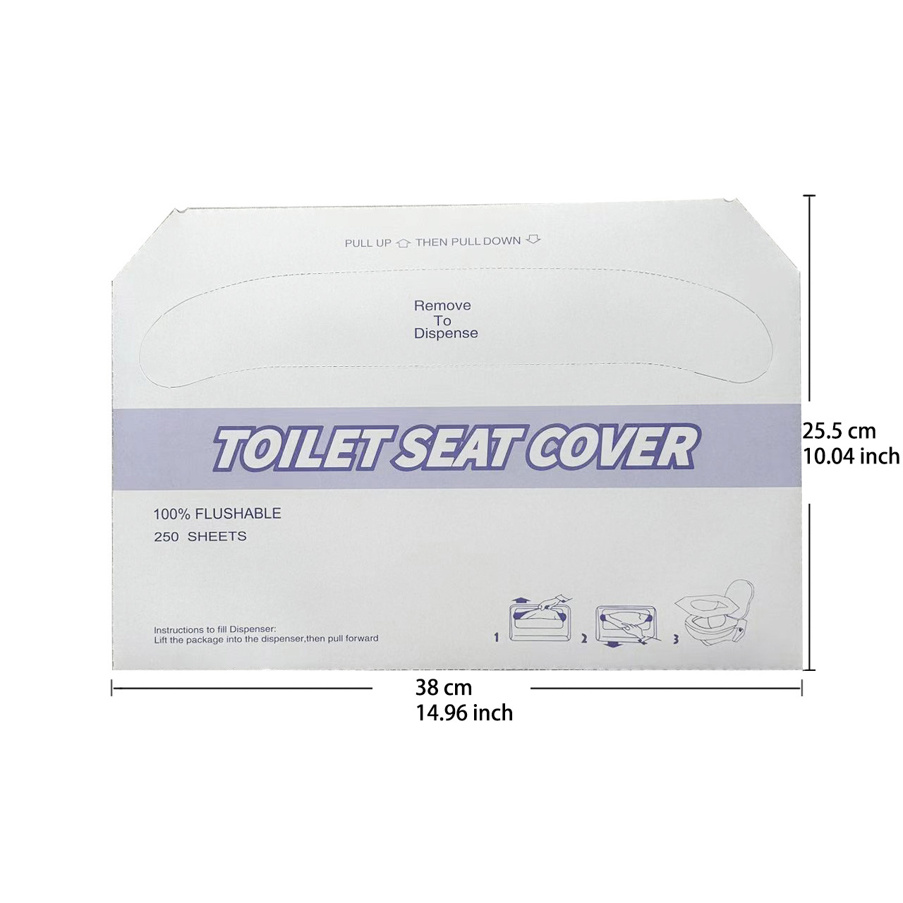 loo ready biodegradable 250 sheet flushable toilet travel flushable paper disposable toilet seat covers