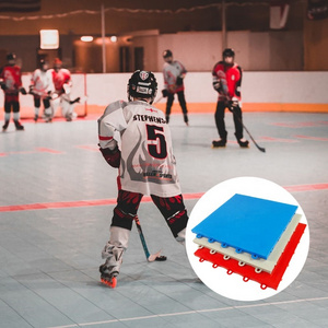 Factory sales hockey outdoor court floor tiles/plastic hockey sports floor