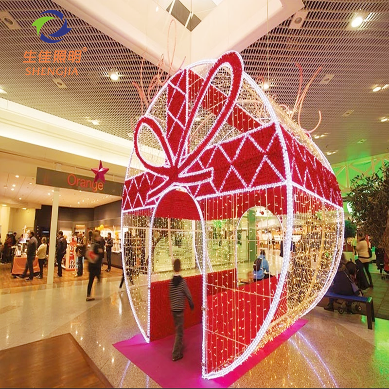 Shopping Mall New Fashion Style Decoration Animals Deer Reindeer with 3d led street outdoor christmas for Motif Light