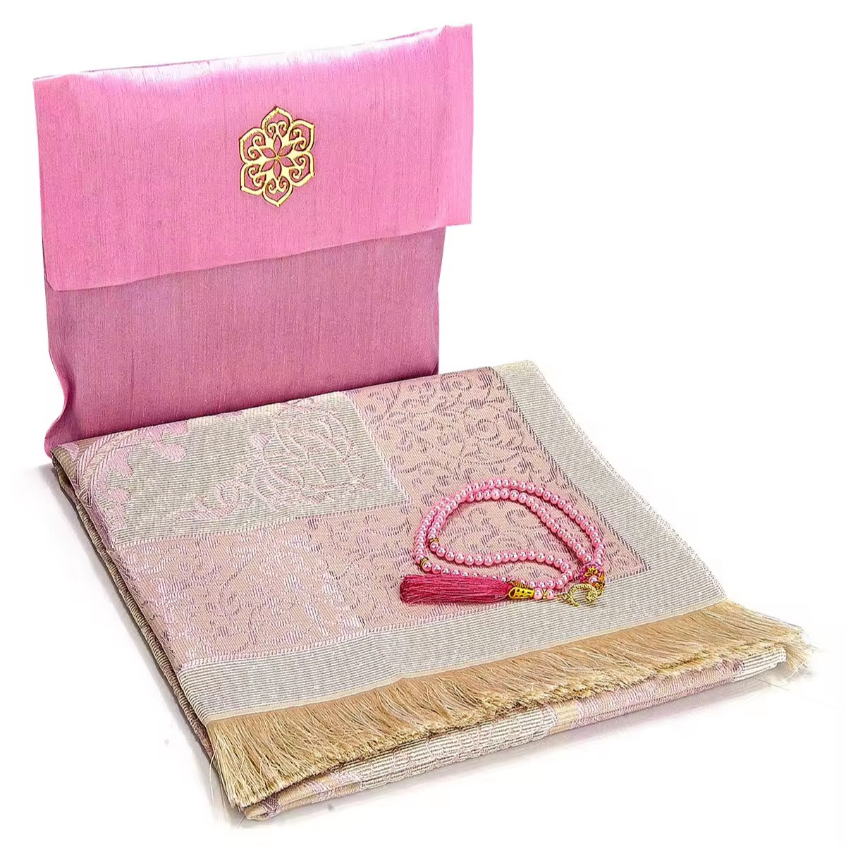 Portable prayer mat travel jewish thin pink floral prayer mat travel prayer mat with bag