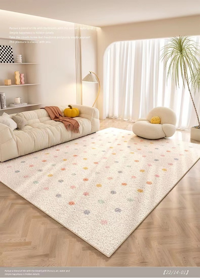 Living room carpet bedroom cashmere bed blanket Long wooden floor non-slip mat sofa floor mat