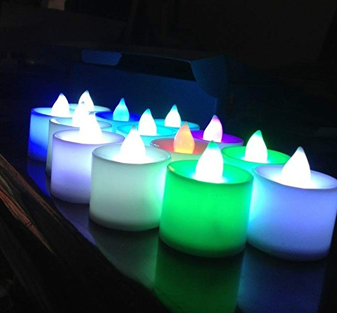 Wholesale Newish Battery Operated Electric Flameless Plastic Mini Candles LED Tea Light  for Christmas wedding party