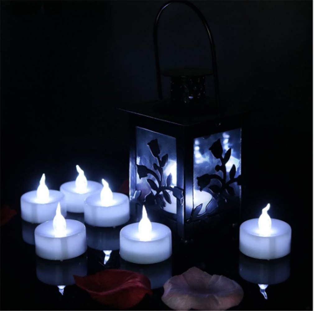 Wedding Parties Small Electric Tea Candles Warm White Battery Operated Flameless Led Votive Tealight Candles in Bulk