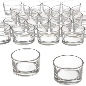 Factory direct tea candle holder crystal glass candle holders bulk