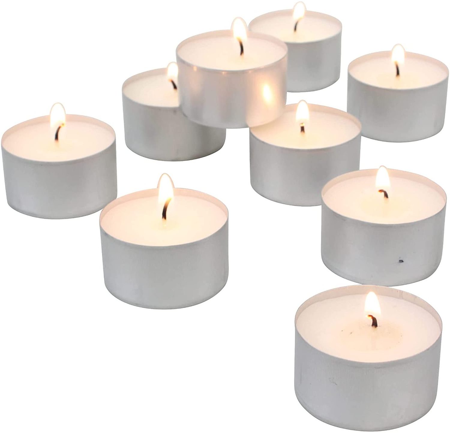 Wholesale 23gm Soy Wax Tealight Candle 8 Hours Unscented White Pillar Tea Light for Bars Diwali Easter Halloween Occasions