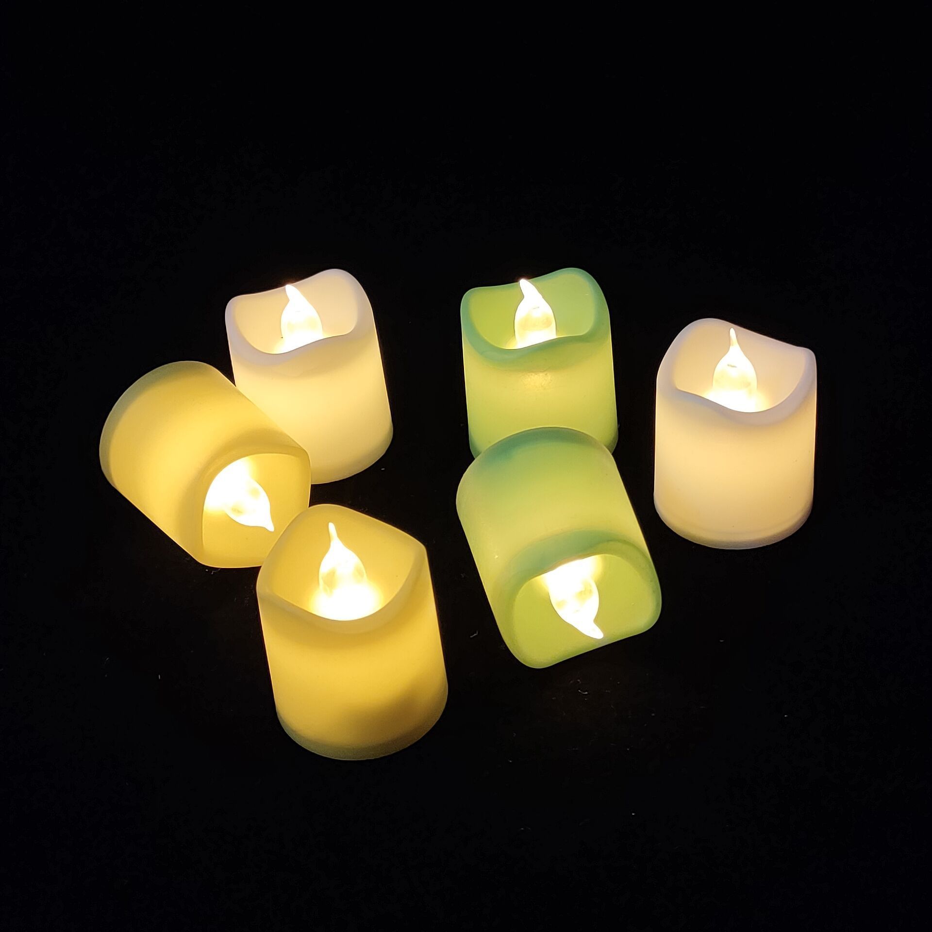 24 Packs Flameless  LED Votive Candles Long Lasting Electric Candles Battery Operated Tea Lights in Warm White