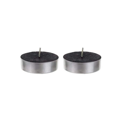 4 Hours Burn Time Aromatherapy Candles Black Unscented Tealight Candles