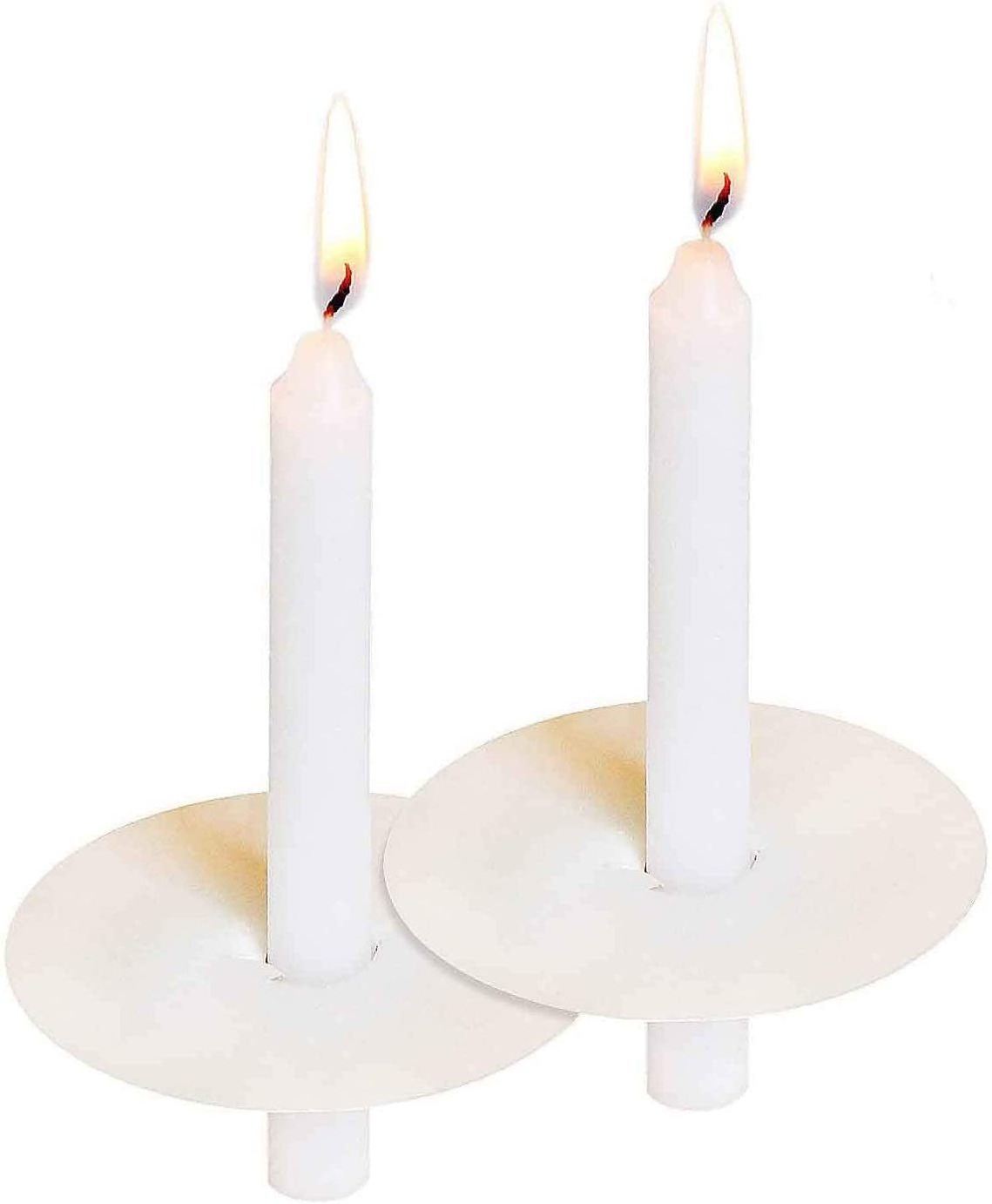 Church Vigil Devotional Unscented 1/2 x 4 1/4 Inch cheap Paraffin Wax White Candle with Drip Protector