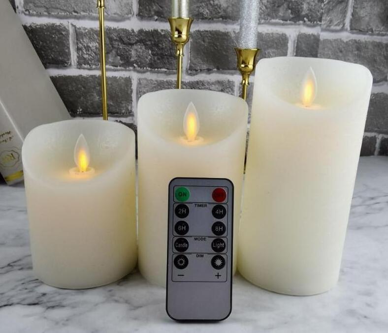 Hot sale Flameless Candles with Remote LED Candles with Timer Battery Operated Candles for home Decoration