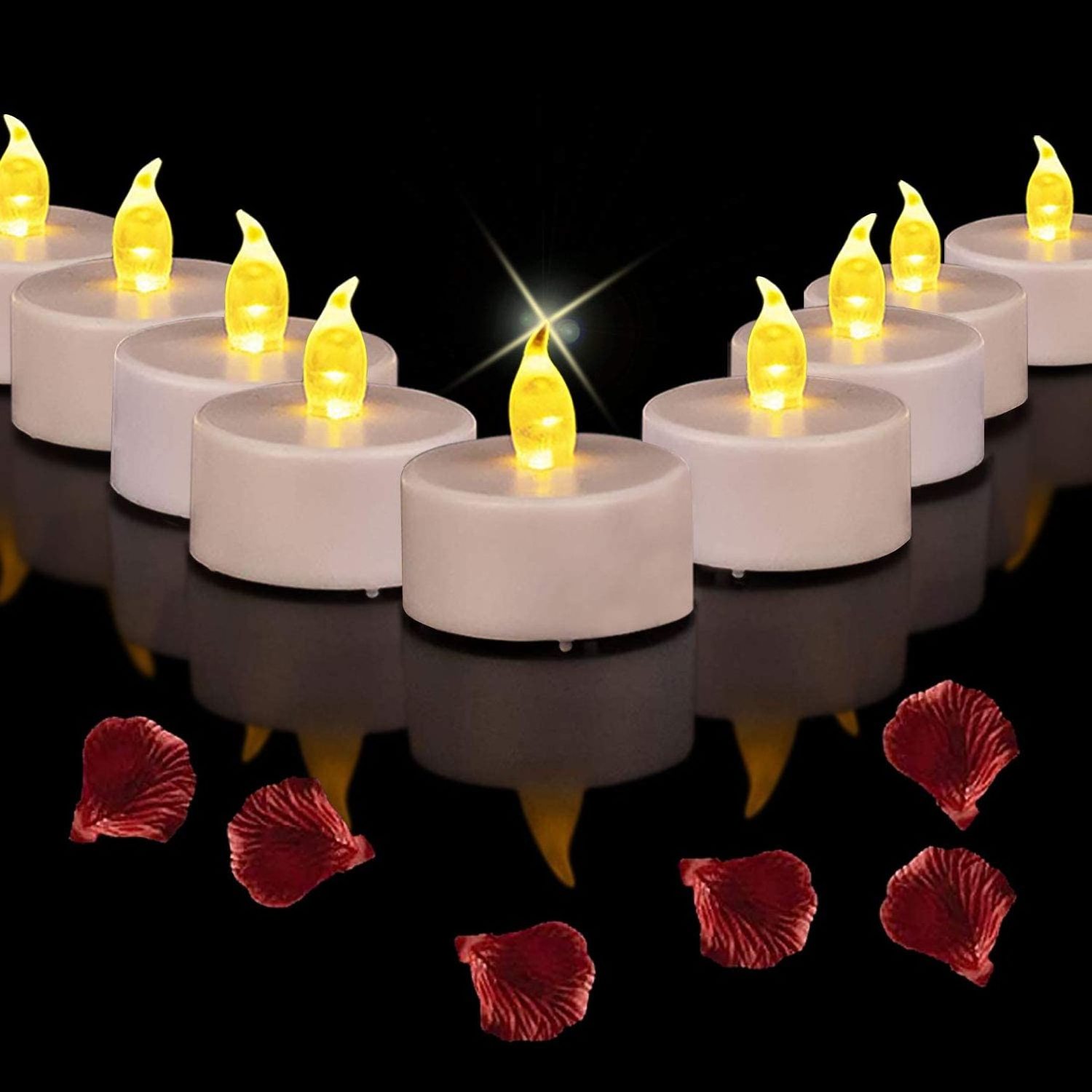 Halloween Christmas Wedding  LED Tea Light candles Battery Operated Bulk led candle flickering with remote