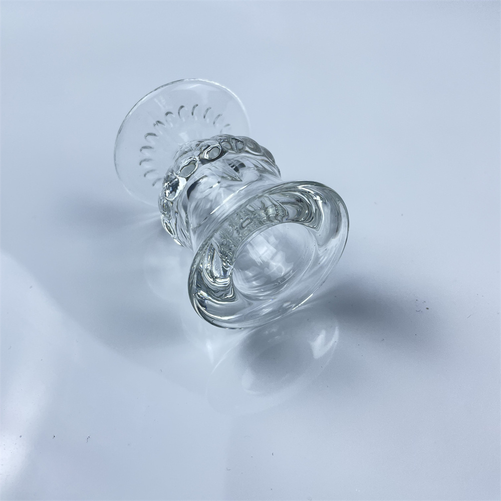 Wholesale Modern Transparent Candlestick Crystal Glass Candle Holder For Taper Candles