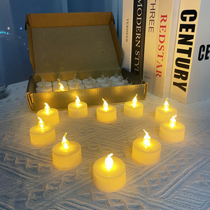 Wholesale Newish Battery Operated Electric Flameless Plastic Mini Candles LED Tea Light  for Christmas wedding party