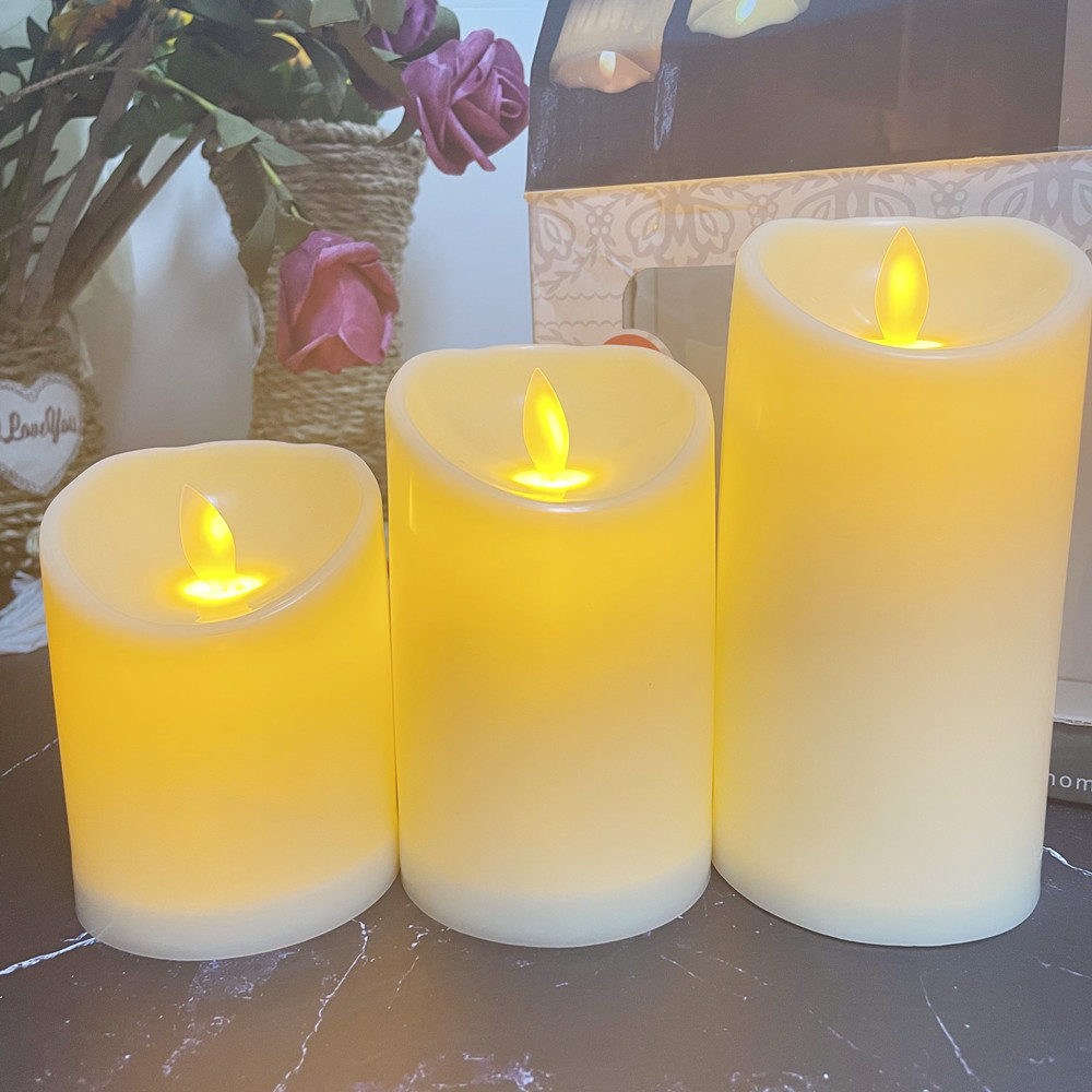 Hot sale Flameless Candles with Remote LED Candles with Timer Battery Operated Candles for home Decoration