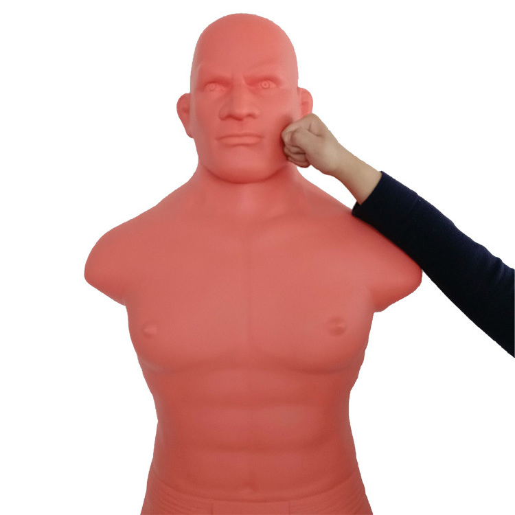 Professional grappling martial arts training equipment silicone bob dummy taekwondo boxing man adjustable punching dummy