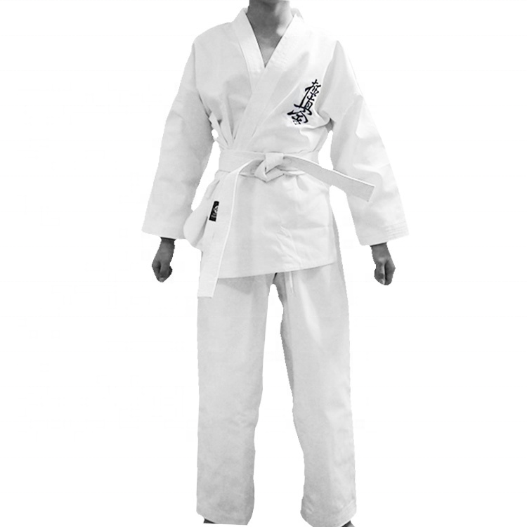 Hot sale polyester cotton kyokushin training uniform comfortable breathable gi karate uniform