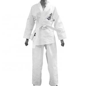 Hot sale polyester cotton kyokushin training uniform comfortable breathable gi karate uniform