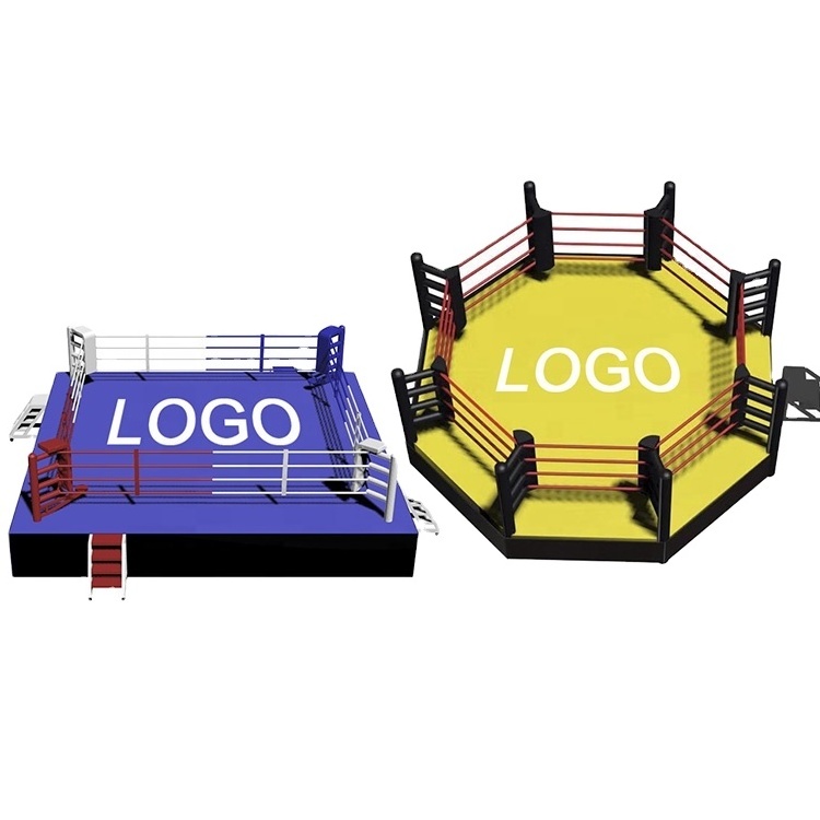 Factory price customized sale 4m 5m 6m 7m 8m and small type occupation competition thai boxing ring