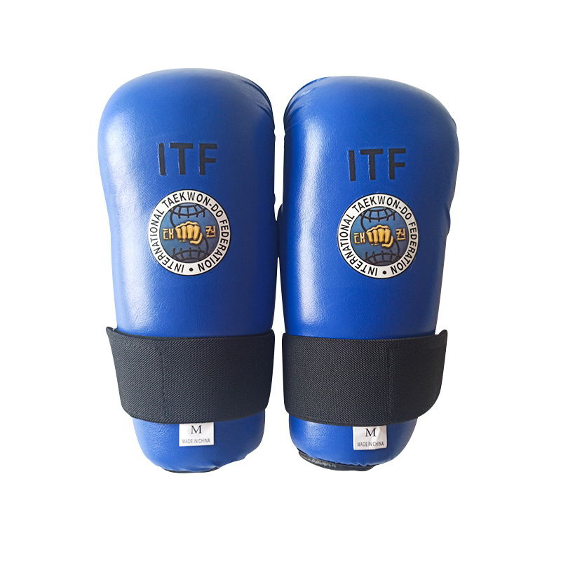 Custom Logo itf Martial Arts Equipment Sparring Gear Taekwondo Hand Protectors Itf Gloves