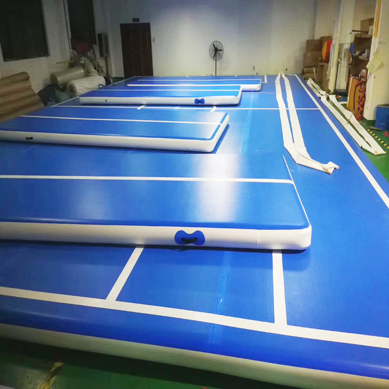 Custom Size Pattern 2.2M Wrestling Floor Floating Yoga Jumping Tumbling Tumble Air Track Inflatable Gymnastics Mat