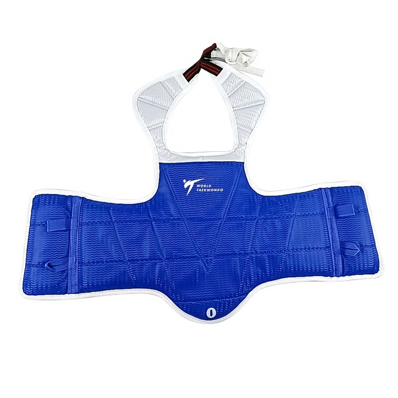 2024 New style Red/blue kids training  WTF taekwondo chest guard protector custom martial arts chest guard