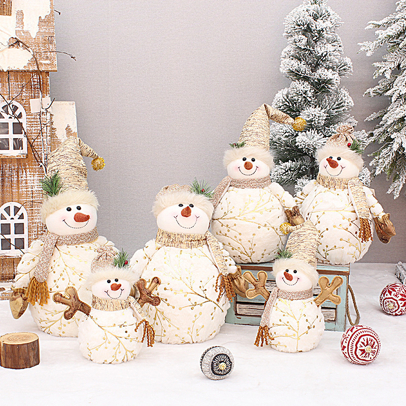 Hot sell Christmas snowman christmas gnome xmas decorations in white Gift Christmas Dolls Wholesale Cheap High Quality