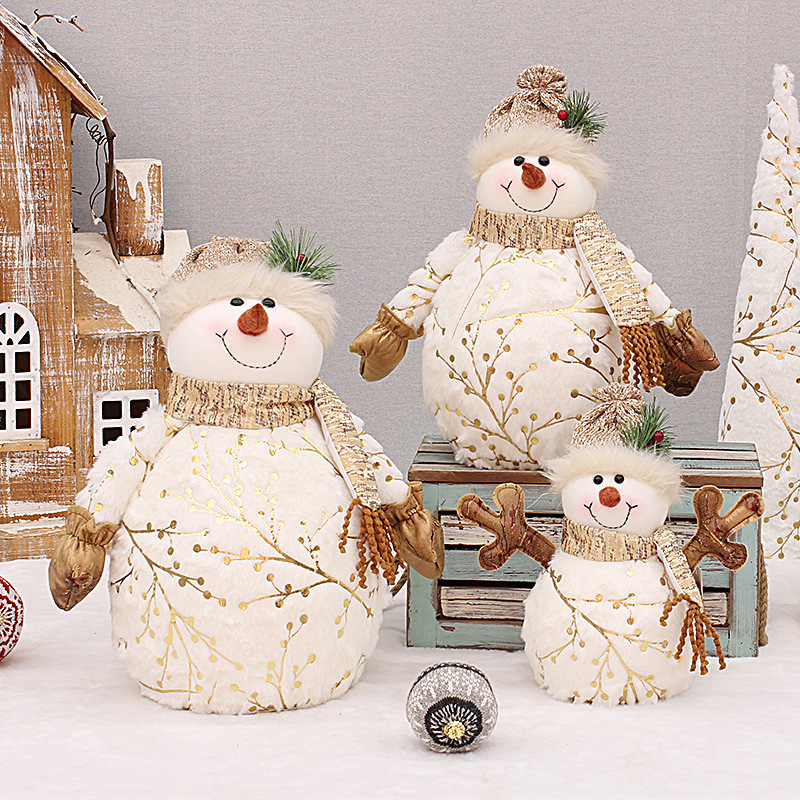 Hot sell Christmas snowman christmas gnome xmas decorations in white Gift Christmas Dolls Wholesale Cheap High Quality