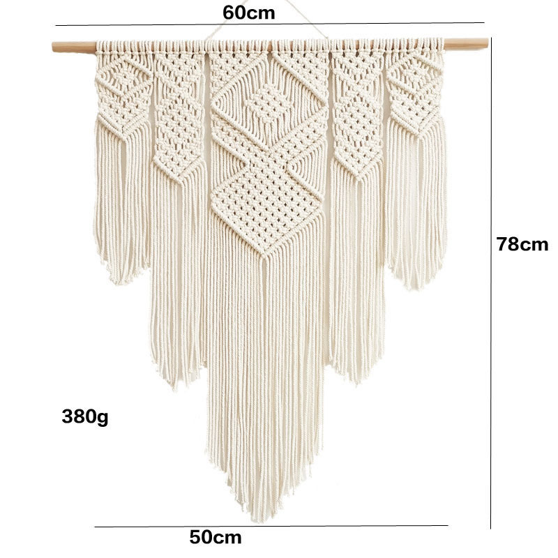 Boho Wall Decor Large Macrame Wall Hanging for Apartment Dorm Baby Room Bedroom Nursery Above Bed