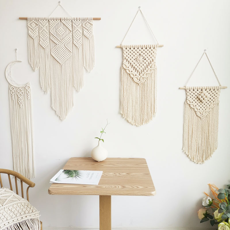 Boho Wall Decor Large Macrame Wall Hanging for Apartment Dorm Baby Room Bedroom Nursery Above Bed